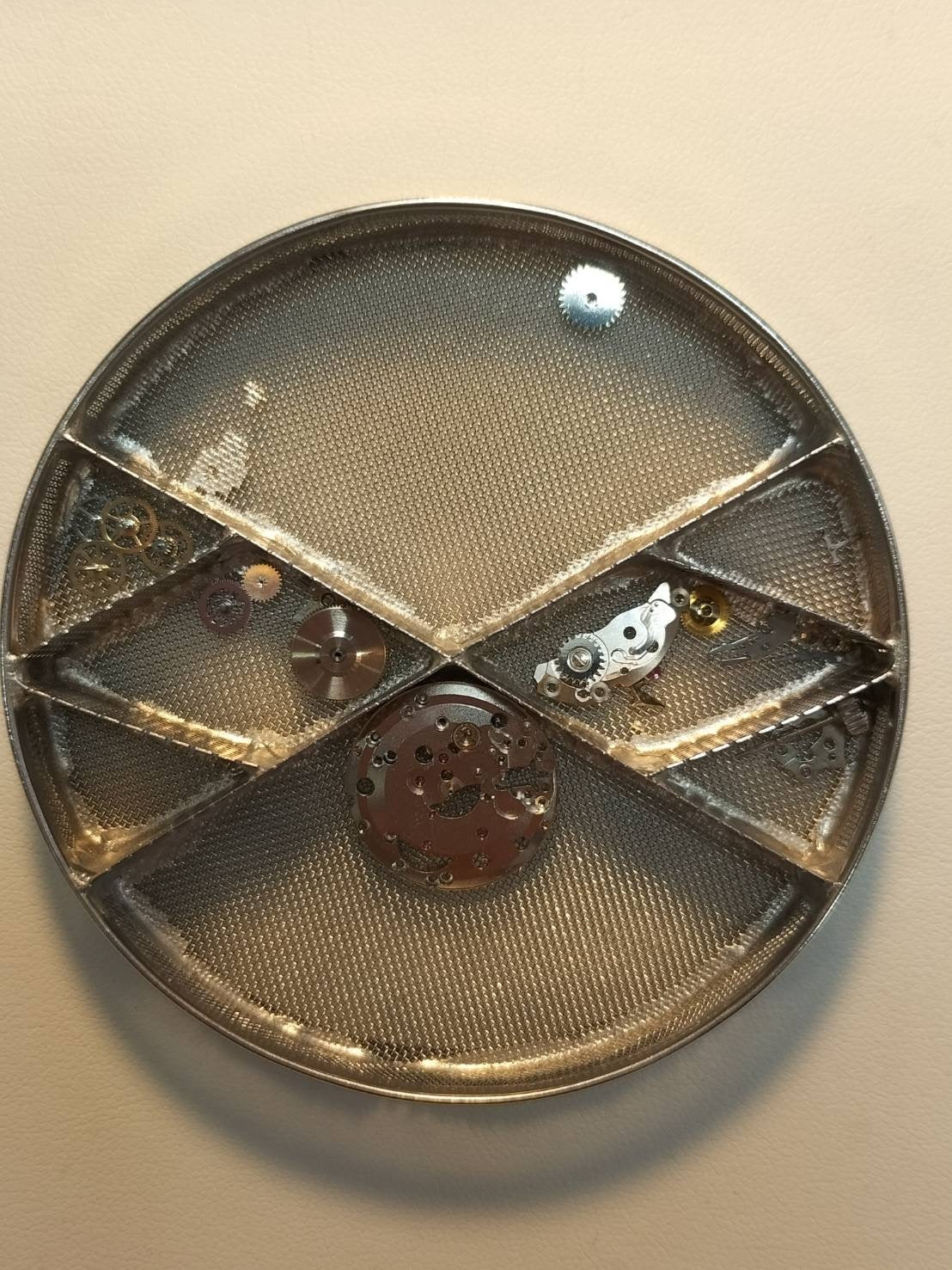 ダンヒル センテナリー 手巻き SS 革 純正尾錠（SS）シルバー文字盤 オーバーホール済み