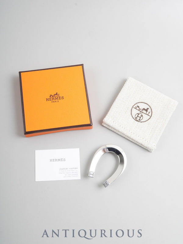 Hermès Horseshoe Money Clip SS with box, dust bag, tag, card (2025)