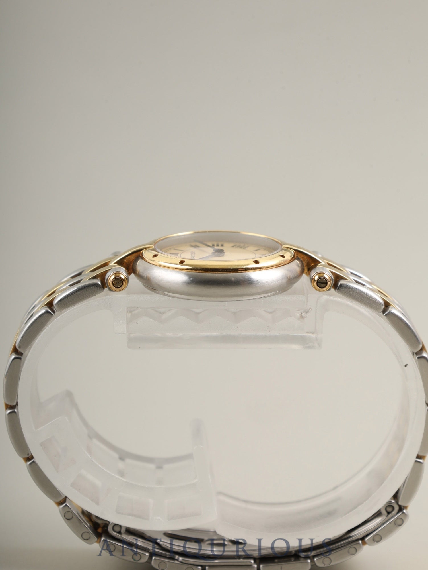 Cartier Panthère Vendôme SM 84084242 / 166920 Quartz Cal.157 SS/YG 2-row ivory Roman dial (SWISS表記) Box, warranty (blank), overhauled