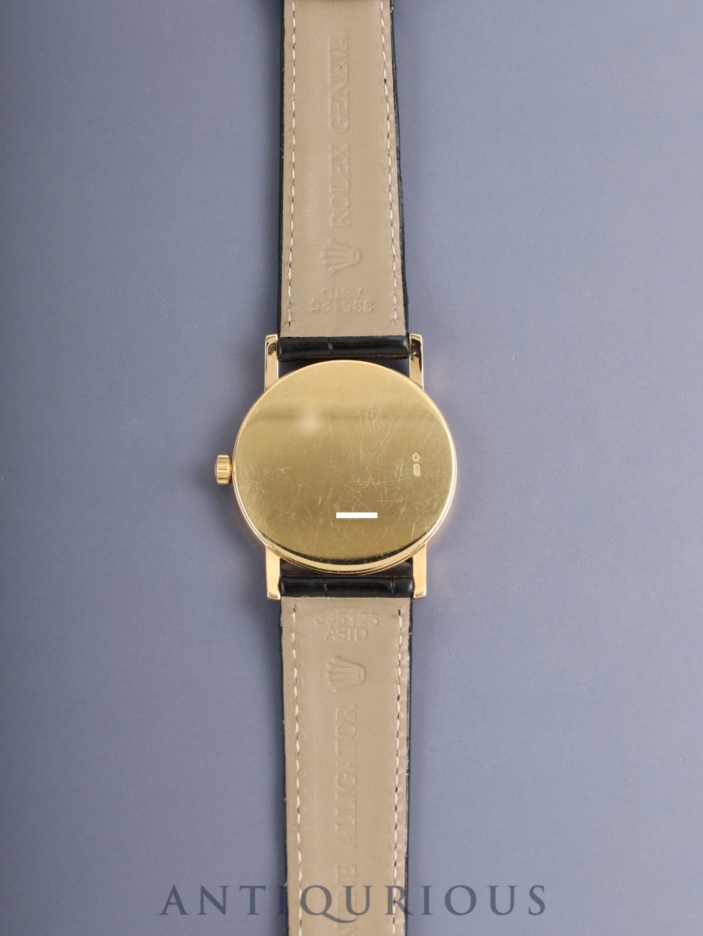 Rolex Cellini 5115/8 Manual Winding Cal.1602 18K 750YG Original Leather Strap Original Pin Buckle (750YG) Ivory Dial (SWISS MADE) A-serial (1998-1999) International Service Guarantee Card Overhauled