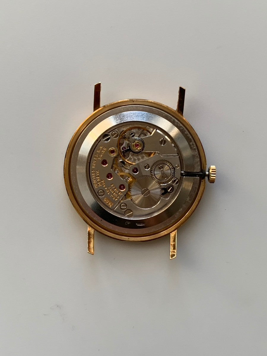 ロレックス チェリーニ 5112 手巻き Cal.1601 750 革  純正尾錠（GP） ホワイト文字盤 L番台（1989年～1990年）オーバーホール済み