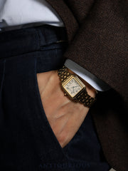 Cartier Panthère LM W25014B / 887968 Quartz Cal.687 18K White Roman Dial Box Warranty (1994) Overhauled