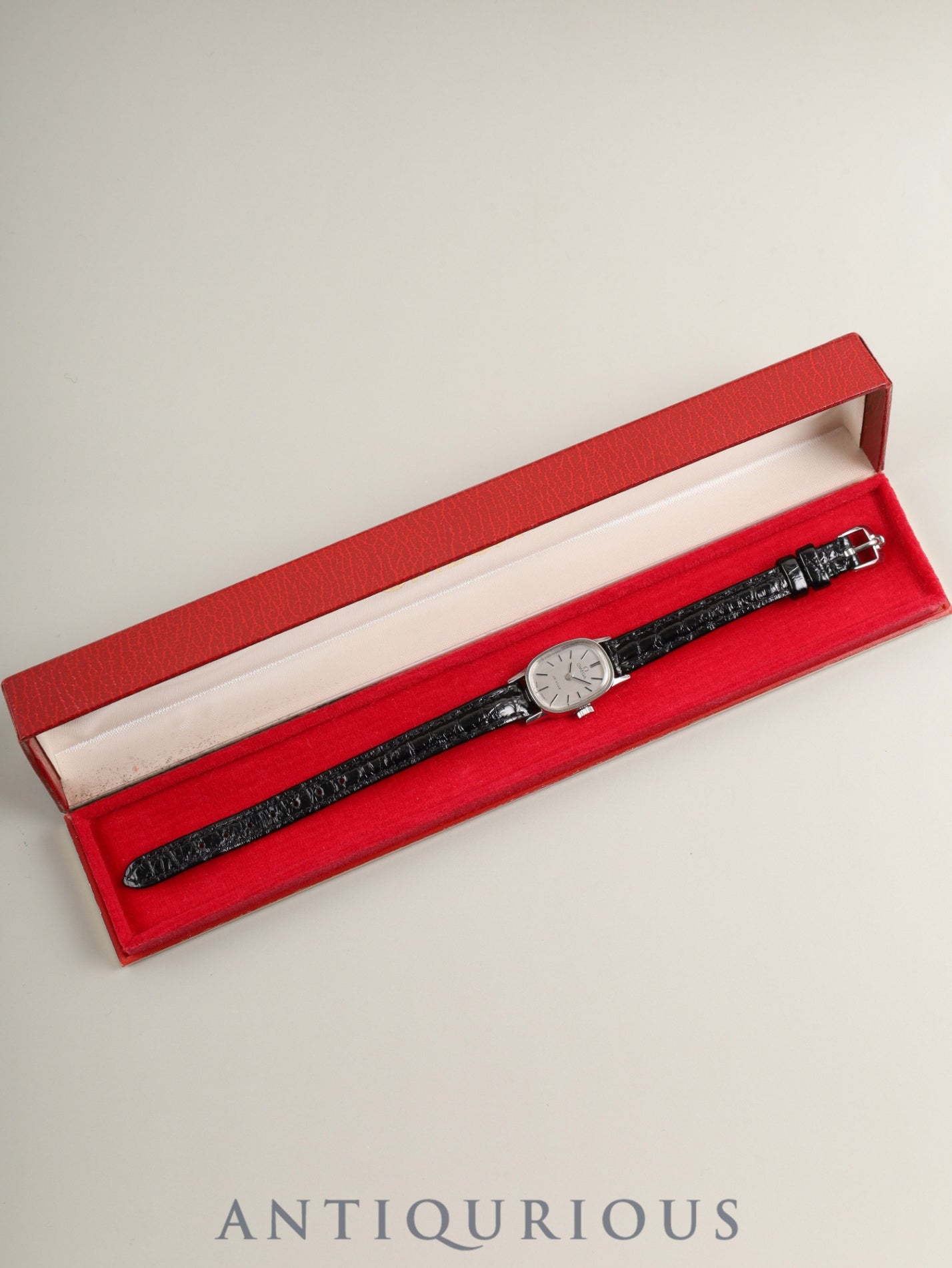 オメガ デ・ヴィル MF511.0454 手巻き Cal.1070 SS 革 純正尾錠（SS） シルバー文字盤  ケース オーバーホール済み