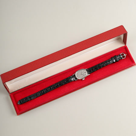 オメガ デ・ヴィル MF511.0454 手巻き Cal.1070 SS 革 純正尾錠（SS） シルバー文字盤  ケース オーバーホール済み