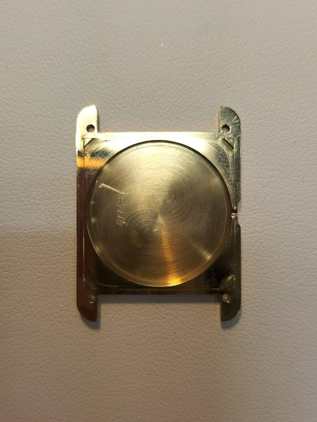 カルティエ マストタンク LM 6 81006 クォーツ Cal.81 SV925 革 純正ピンバックル（GP）ガーネットクロワゾネ文字盤（SWISS表記）箱 タグ オーバーホール済み