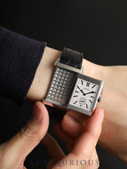 Jaeger-LeCoultre Grande Reverso Ultra Thin Duoface 278.8.54 / Q3788570 Manual winding Cal.854/1 SS Original leather strap Original pin buckle (SS) Silver / Black dial Box Booklets Warranty (2014 / with individual's name) Overhauled