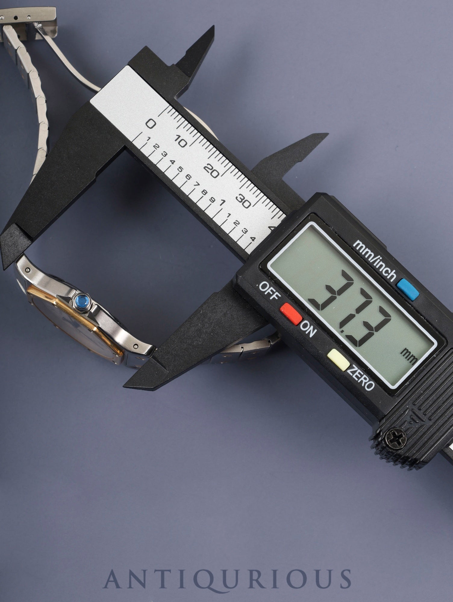 カルティエ サントス オクタゴン LM W2001583 / 187902 クォーツ Cal.687 SS×YG SS×YG アイボリーローマン文字盤 オーバーホール済み