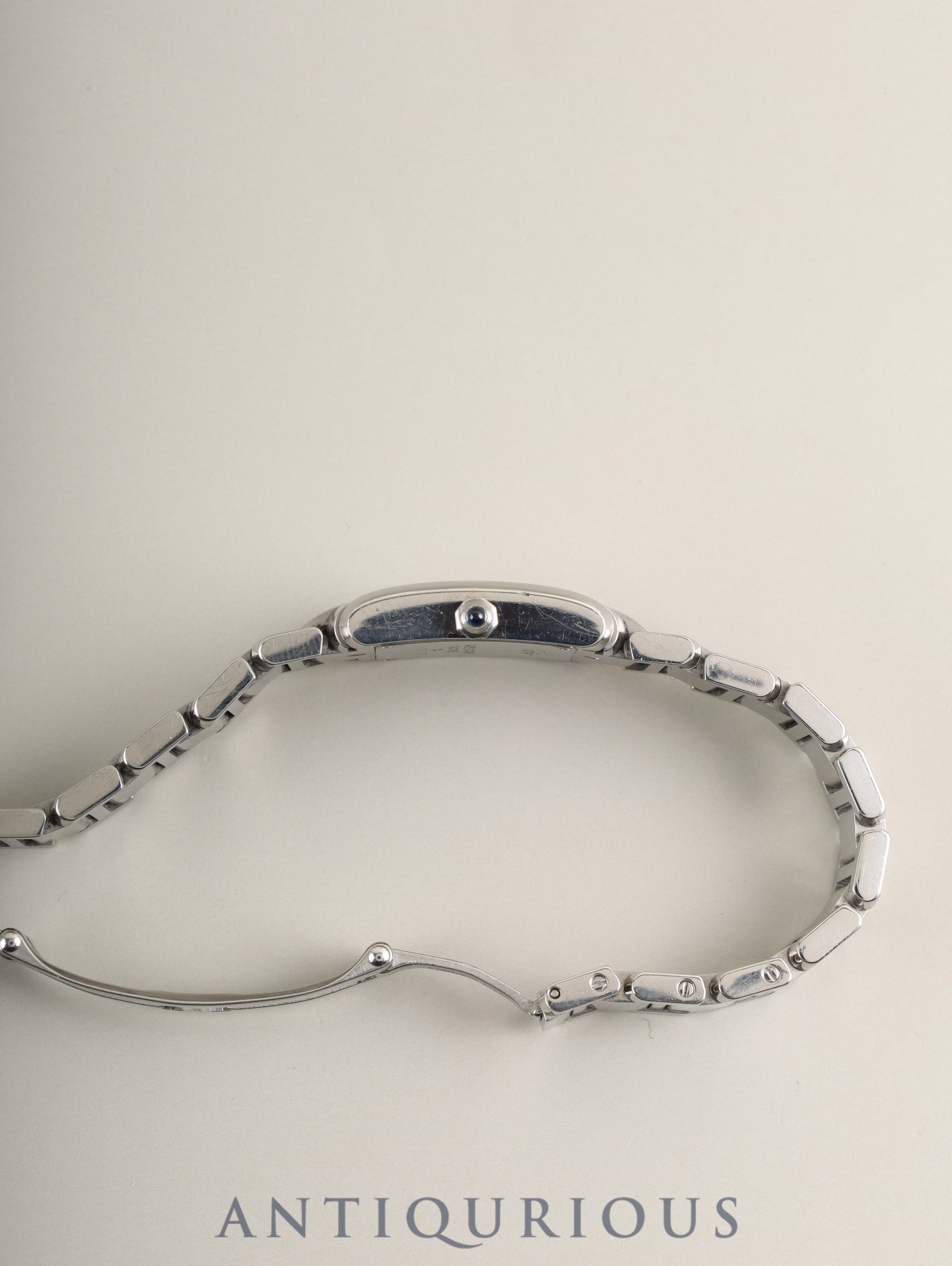 カルティエ タンクフランセーズ SM W51008Q3 / 2384 クォーツ SS SS ホワイト文字盤 箱 冊子 保証書 オーバーホール済み