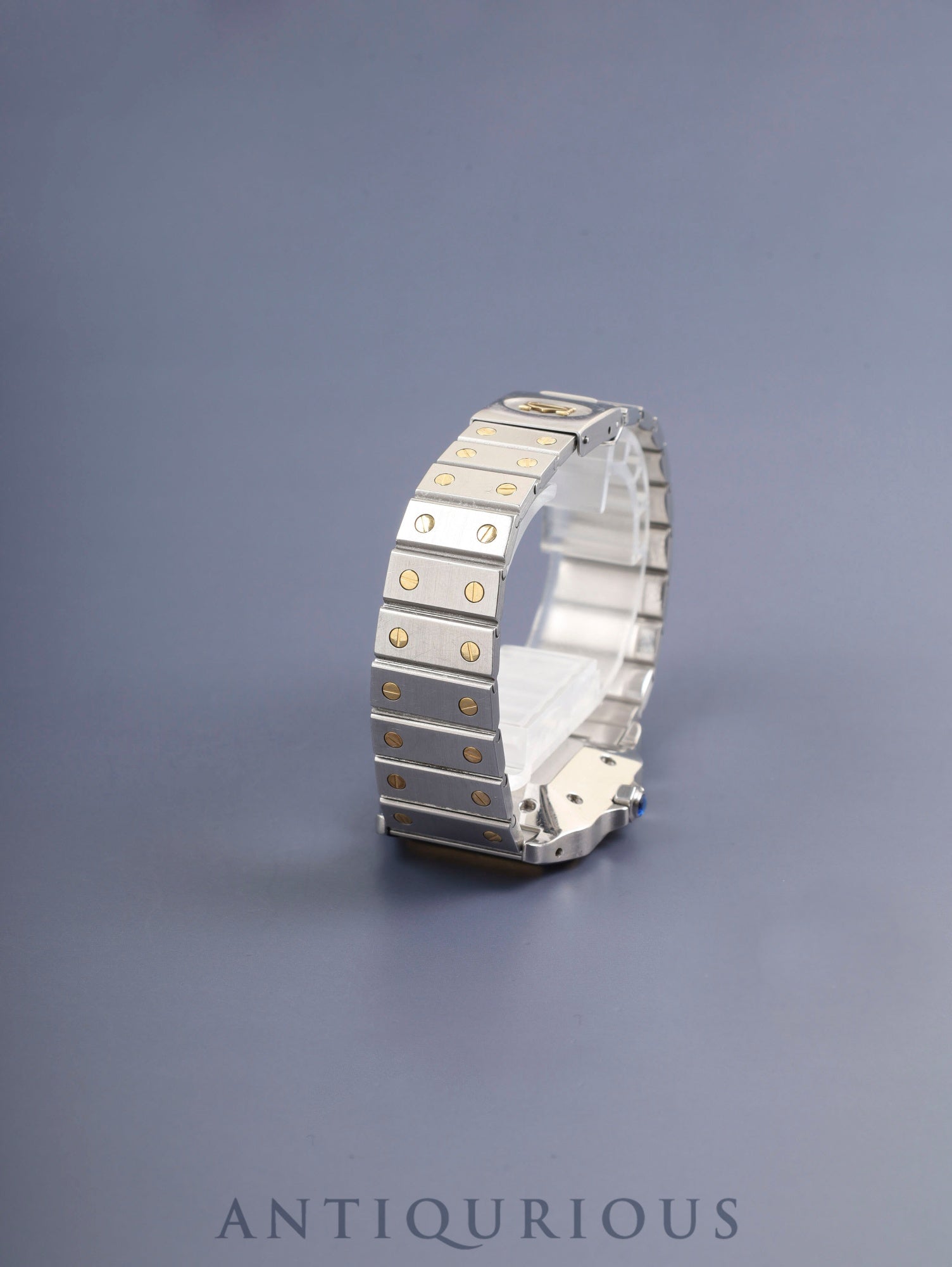 カルティエ サントス カレ LM 81036288 / 2961 自動巻き Cal.077（ETA2671）SS/YG SS/YG ホワイトローマン文字盤 オーバーホール済み