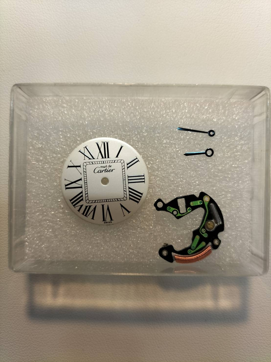 カルティエ マスト ヴァンドーム VLC SM W1005354 / 590004  クォーツ Cal.90 SV925 革 純正Dバックル（GP）オパラン文字盤 箱 冊子 保証書（1995年） オーバーホール済み