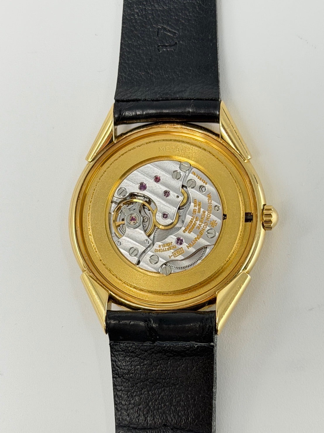 ヴァシュロン・コンスタンタン ヒストリカル 31045/000J-7521 手巻き Cal.1132 750YG 革 純正ピンバックル（750YG）ゴールド文字盤 オーバーホール済み