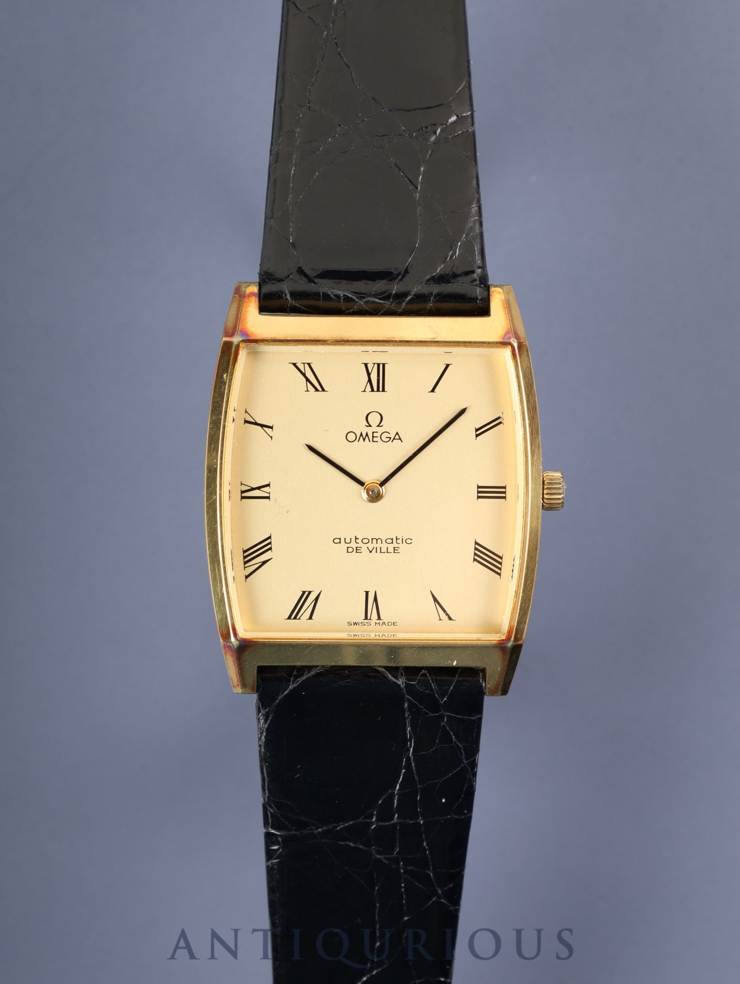 オメガ デ・ヴィル 5321 自動巻き Cal.711 GP 革 純正尾錠（GP） シャンパン文字盤 オーバーホール済み