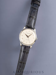 IWC オールドインター ラウンド 自動巻き Cal.C.853 SS 革 社外尾錠（SS）シルバー文字盤 オーバーホール済み アイダブリュシー