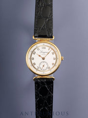 ロンジン 150周年記念モデル 976.5162 クォーツ Cal.L976.2 SS/GP 革 純正尾錠（GP）ホワイト×ゴールド文字盤 オーバーホール済み