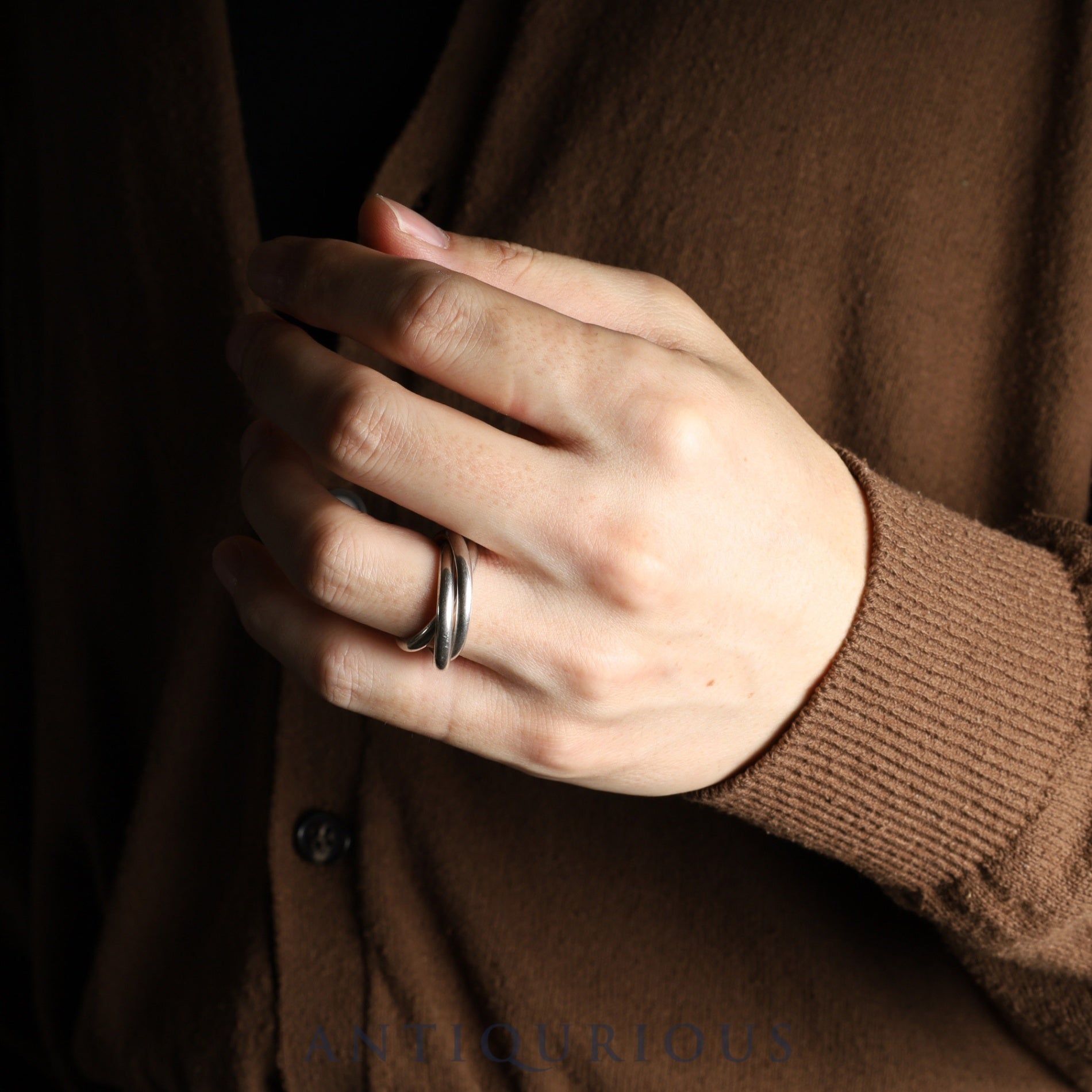 ティファニー リング トリニティ スターリングシルバー 約15号 | 東京