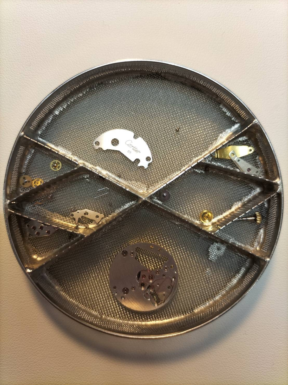 カルティエ  マスト ヴァンドーム VLC SM 18 クォーツ Cal.81 SV925 革 純正ピンバックル（GP）アイボリーローマン文字盤 24mm 箱 冊子 保証書（1990年）オーバーホール済み