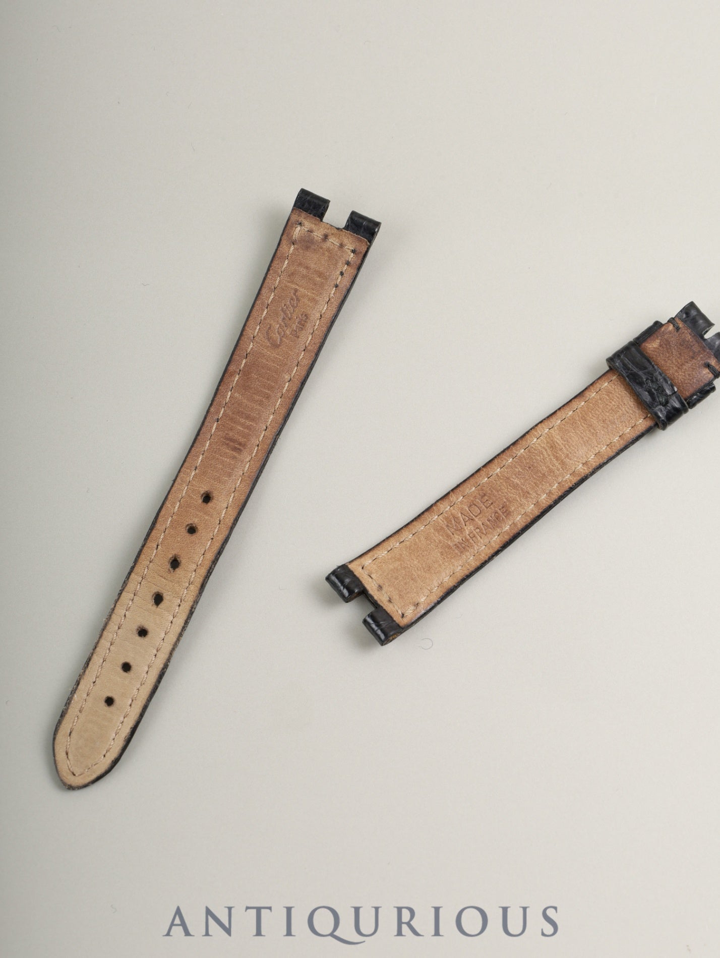 カルティエ ヴァンドーム ルイ カルティエ VLC SM W1523656 / 1273 クォーツ Cal.81 750YG 革 純正ピンバックル（750YG）ブラック2点ローマン文字盤（SWISS表記） オーバーホール済み