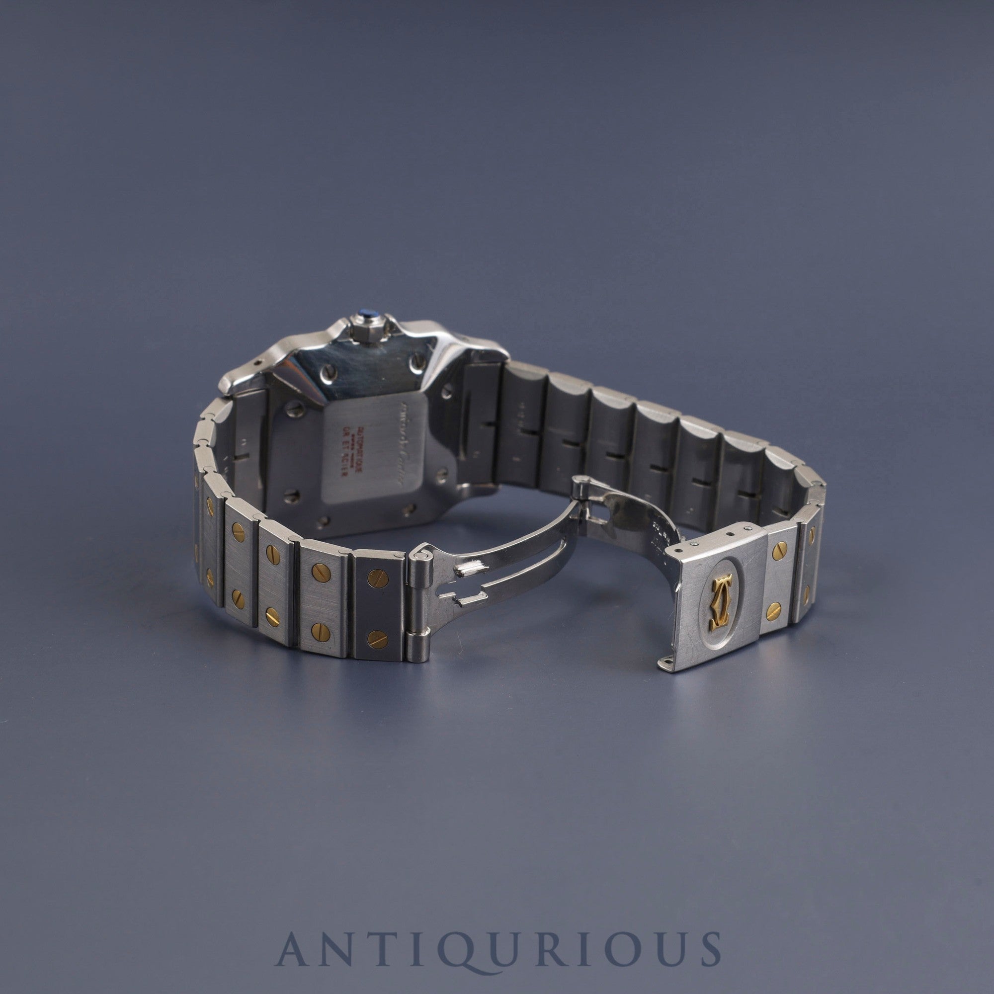 サントスガルベSM 3コマ Cartier カルティエ サントス ガルベ SM コンビ SS/YG ベルト