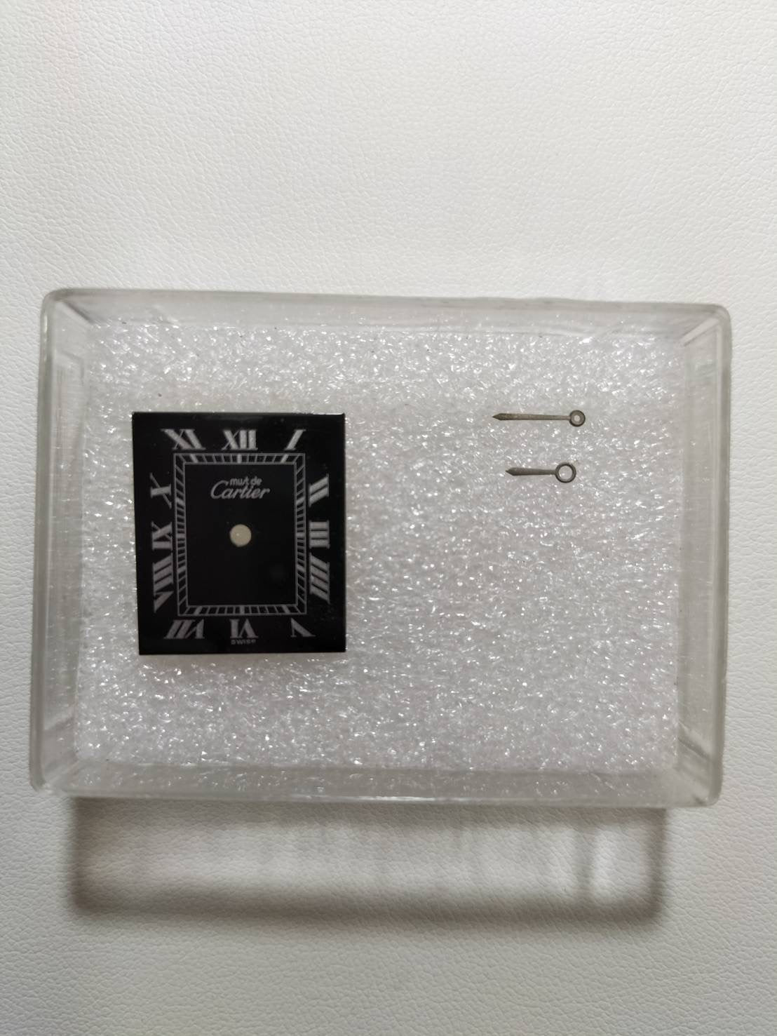 カルティエ マストタンク LM 6 手巻き Cal.78-1 SV925 革 純正ピンバックル（GP）ブラックローマン文字盤（SWISS表記）オーバーホール済み