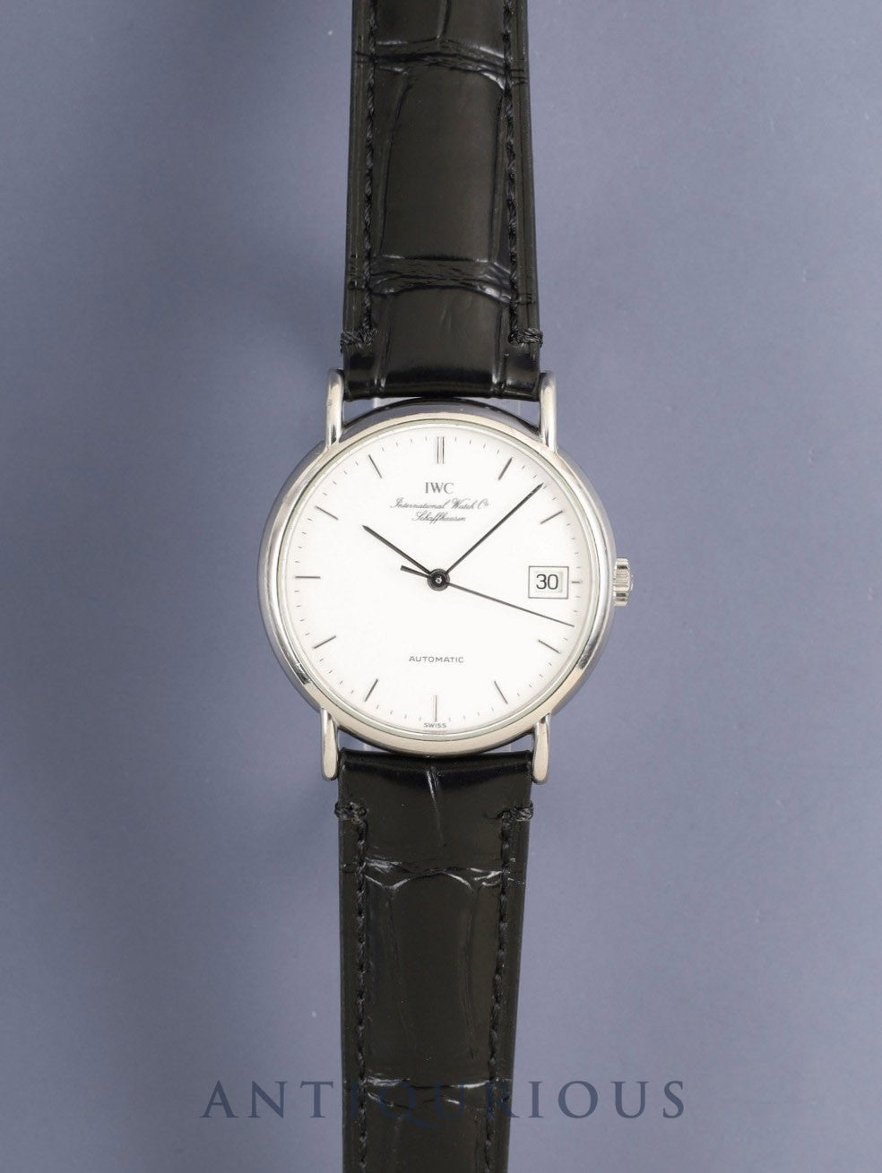 IWC ポートフィノ 3513-1 自動巻き Cal.C.37521 SS 革 純正ピンバックル（SS）ホワイト文字盤（SWISS表記）オーバーホール済み アイダブリュシー