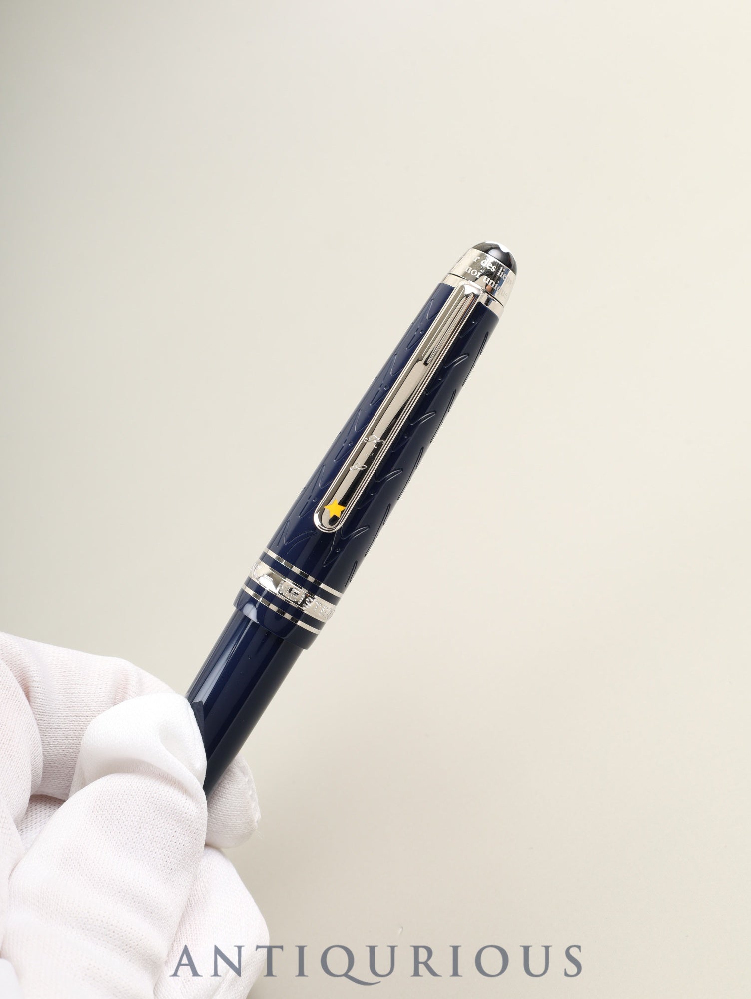 Montblanc Ballpoint Pen Meisterstück Le Petit Prince Special Edition Navy x Silver Twist-Action Box Case Booklets Warranty (2023) Unused Genuine Refill