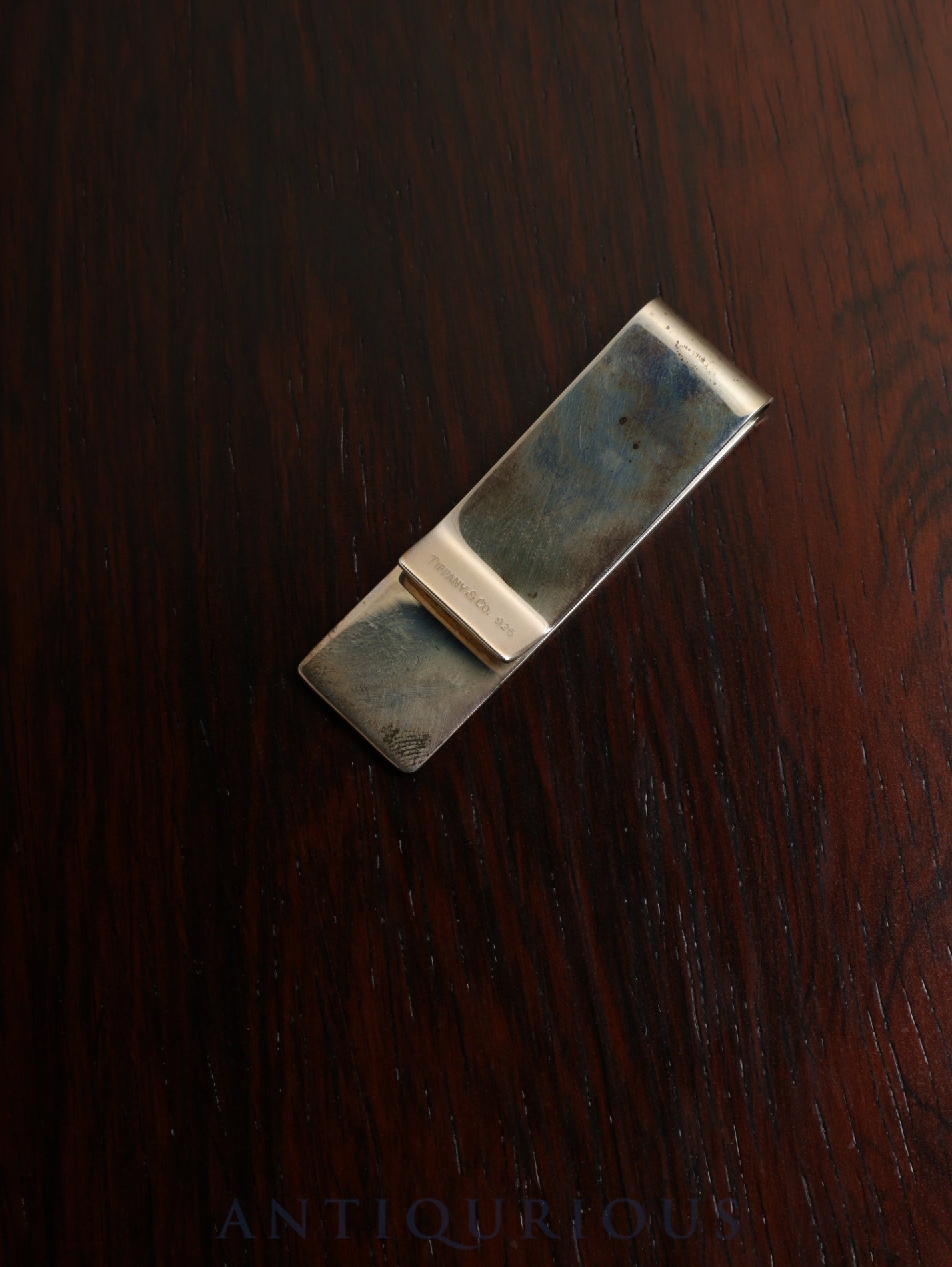 Tiffany Money Clip 1837 Sterling Silver Box Storage Bag