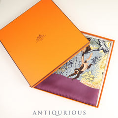 Hermes Scarf Carre 90 Africa SILK 100% Box