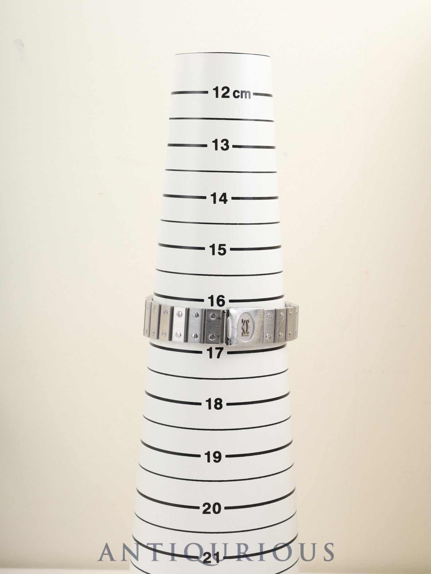 Cartier Santos Octagon LM 2965 Automatic Cal. 2671 Stainless Steel/Stainless Steel White Roman Dial Box Booklet International Lifetime Warranty (1983) Overhauled