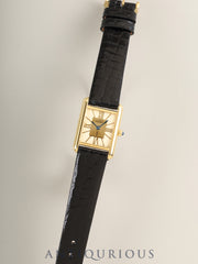 Cartier Must Tank SM 3 66001 Quartz Cal.057 SV925 Leather Original Pin Buckle (GP) Cloisonné Dial (SWISS marking) Overhauled Polished