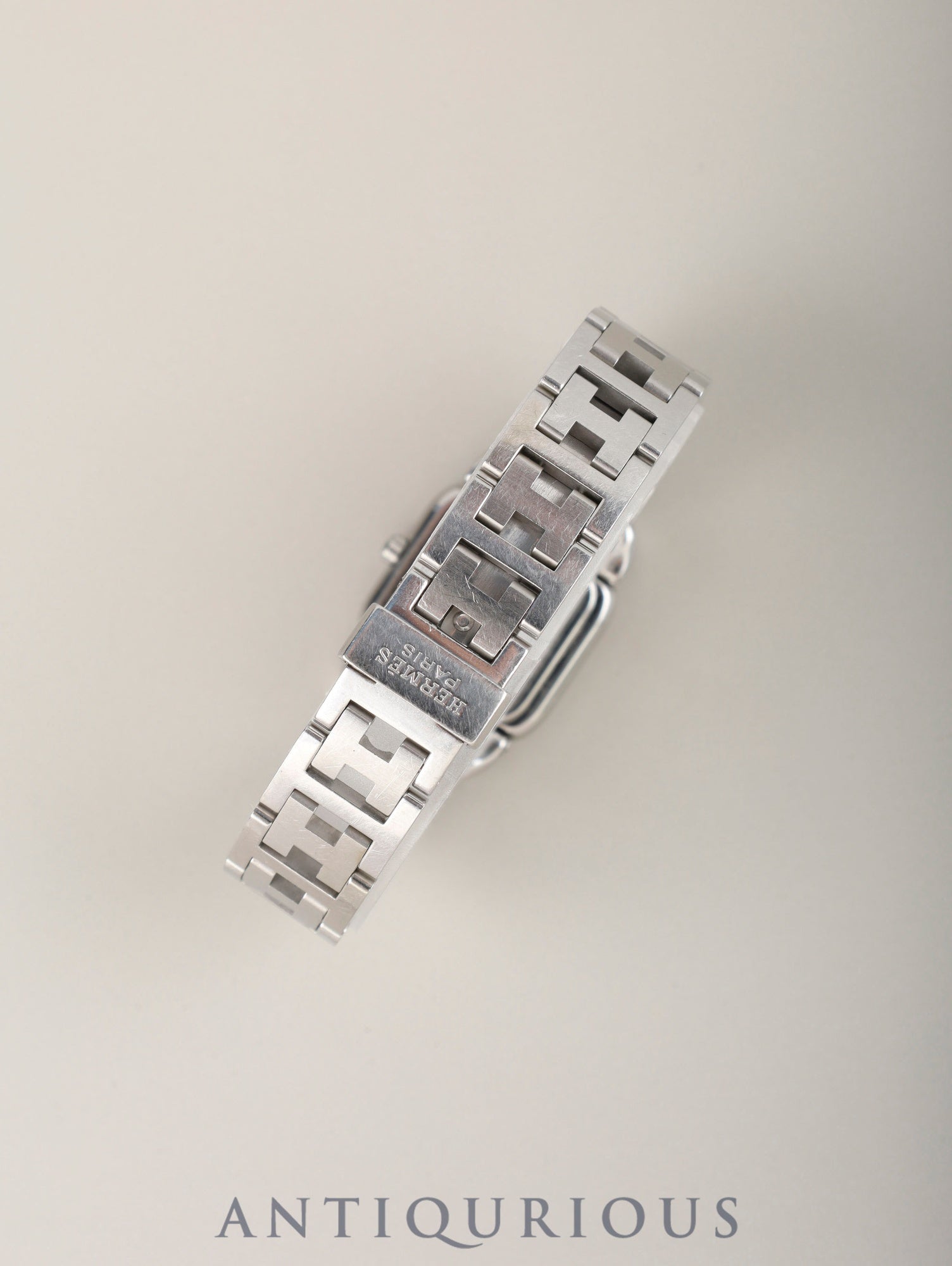 エルメス ラリー RA1.210 クォーツ Cal.976.001 SS SS ホワイト文字盤