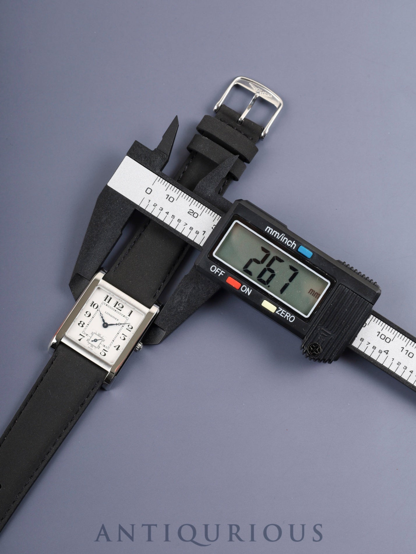 ロンジン ドルチェヴィータ L5.673.4 クォーツ Cal.980.163 SS 革 純正尾錠（SS）ホワイトアラビア文字盤 オーバーホール済み