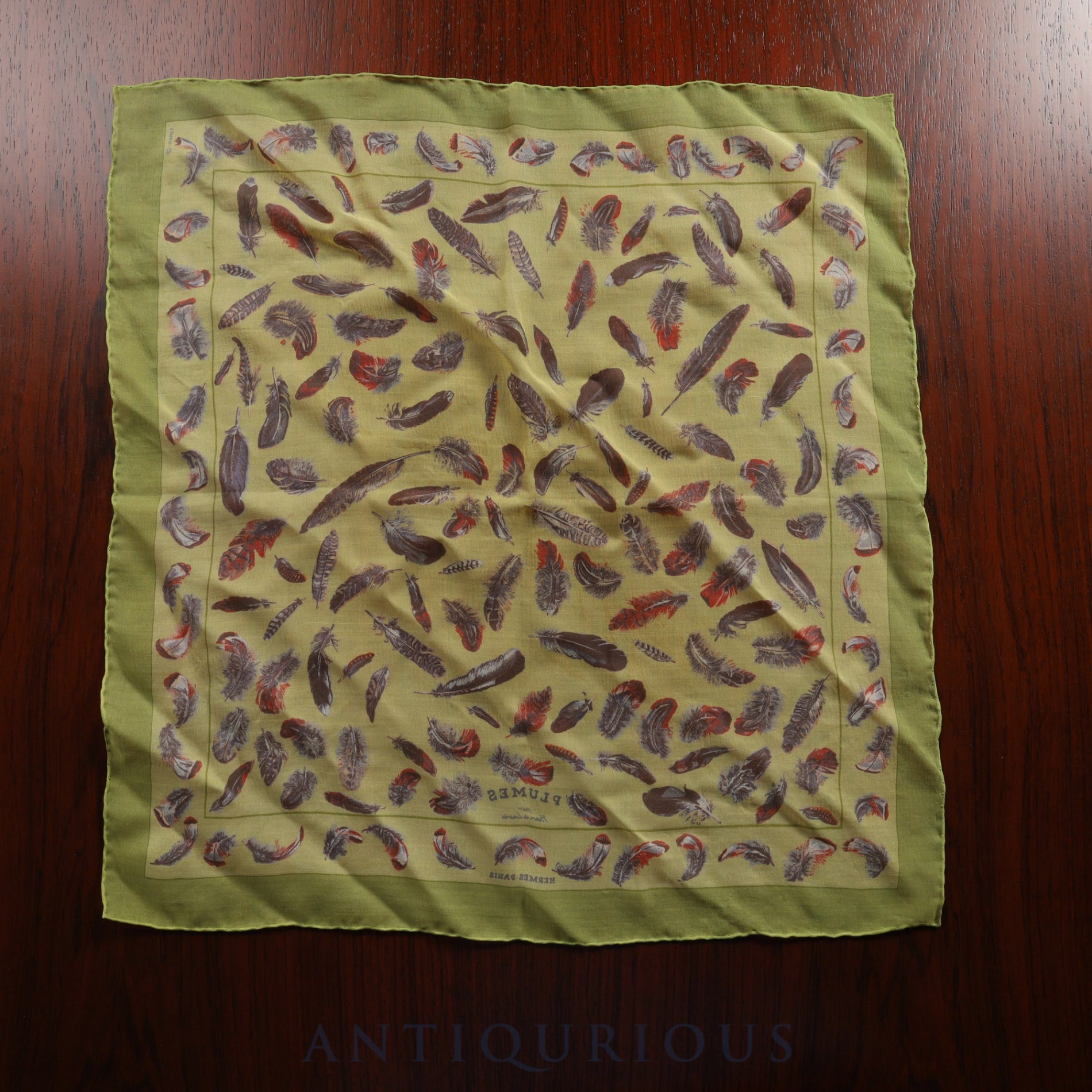 エルメス スカーフ カレ45 PLUMES 羽根 SILK100% 箱 | 東京銀座の