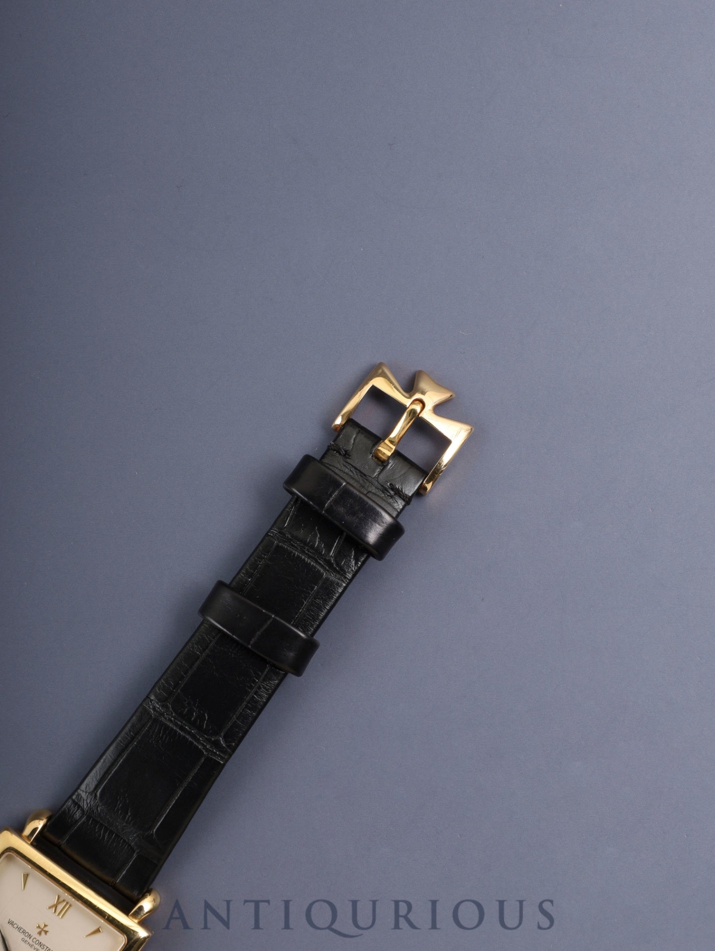 ヴァシュロン・コンスタンタン ヒストリーク キャビノチェ 91001/000G-7 手巻き Cal.1017 750YG 純正革ベルト 純正ピンバックル（750YG） アイボリー文字盤（σダイアル）箱 保証書（2006年） ケース 冊子  オーバーホール済み