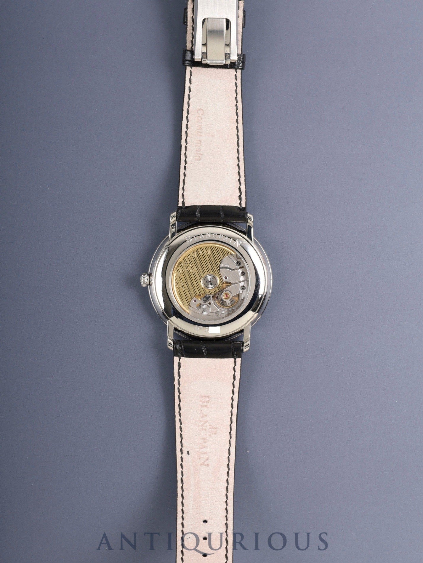 Blancpain Villeret Ultra-Slim 6651-1127-55B Automatic Cal.1151 SS Original leather strap Original buckle (METAL) White dial Box Warranty card (undated) Overhauled