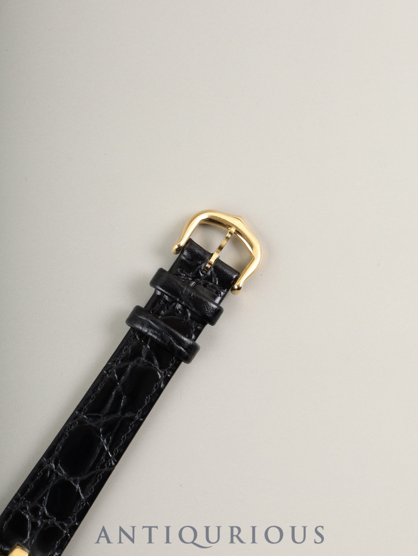 Cartier Must Vendôme VLC SM 1851 Quartz Caliber 690 SV925 Leather Strap with Genuine GP Buckle, Trinity Dial, Overhauled