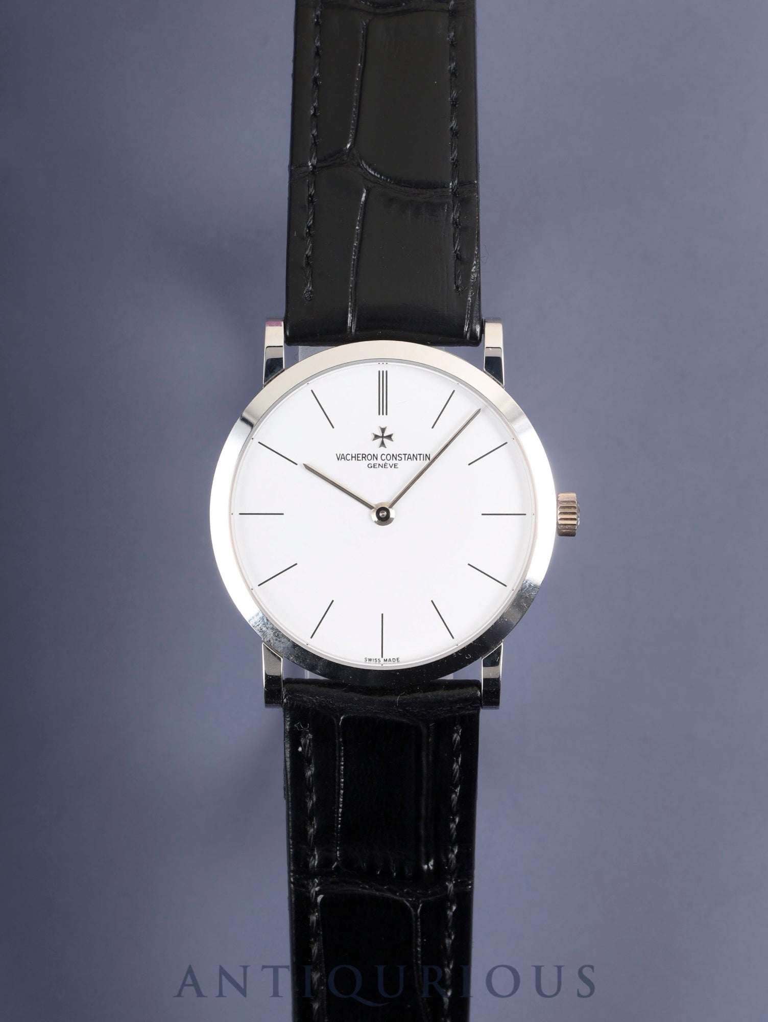 Vacheron Constantin Patrimony 33093/3 Manual Winding Cal.1003/2 750 Leather Genuine Buckle (750) White Dial Box Case Overhauled