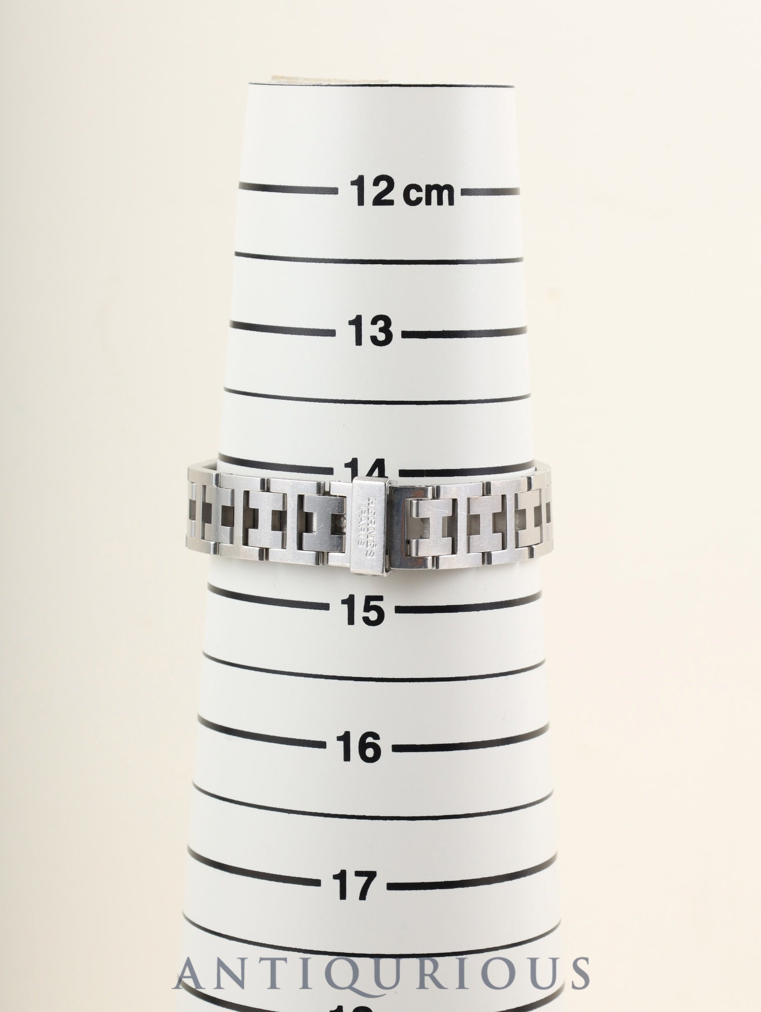 エルメス ラリー RA1.210 クォーツ Cal.976.001 SS SS ホワイト文字盤 オーバーホール済み