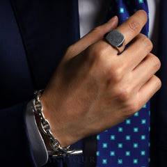 Tom Wood Ring Cushion Polished