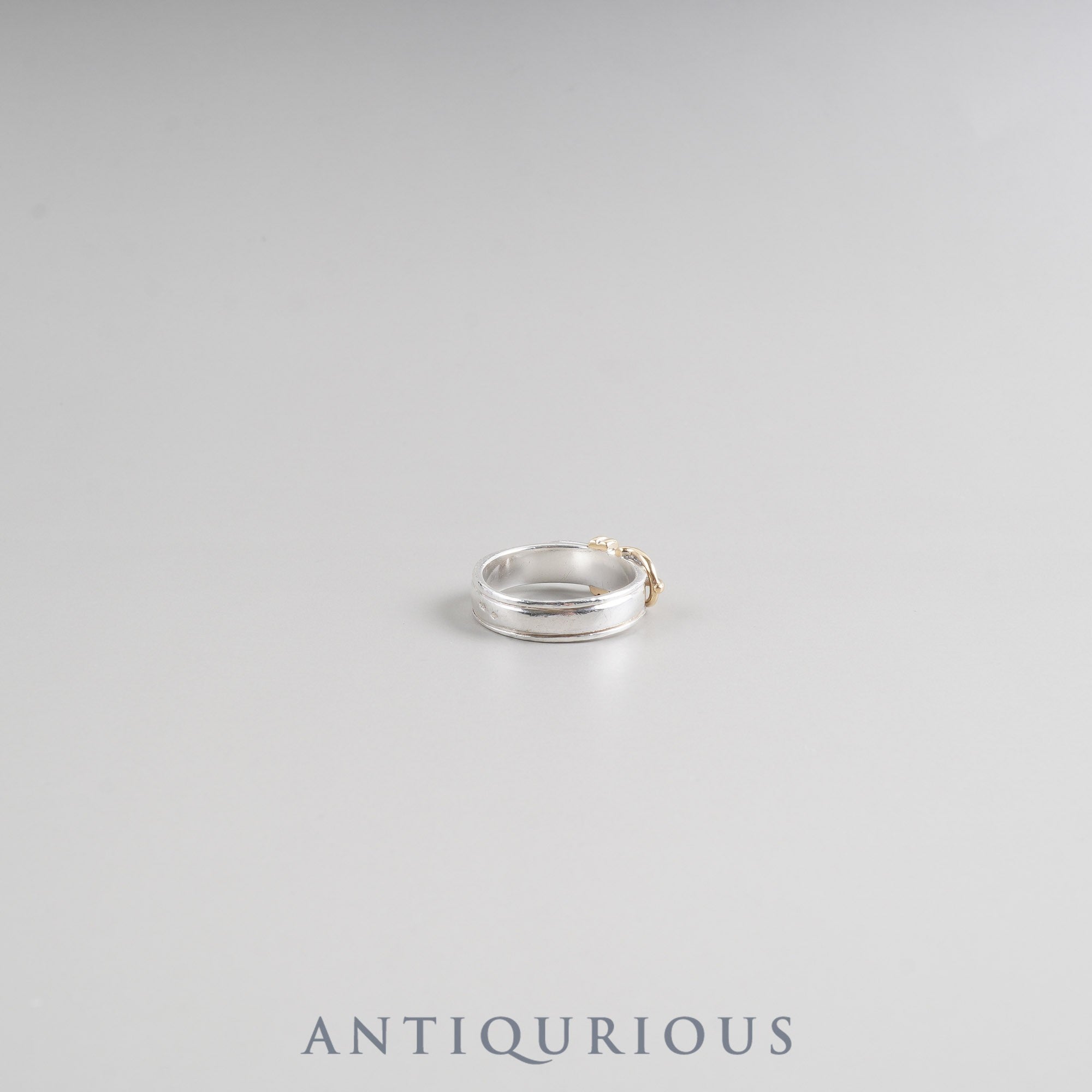 Hermès Santur Ring, SV925/750, 4.2g, #54, Approx. Size 13