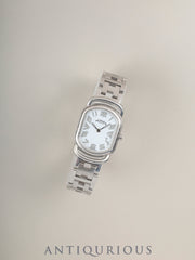 Hermes Rally RA1.210 Quartz Cal.976.001 SS SS White Dial Overhauled