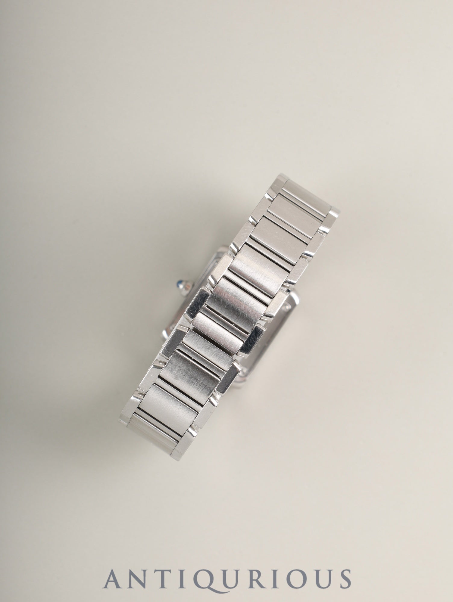 カルティエ タンクフランセーズ SM W51008Q3 / 2384 クォーツ SS SS ホワイト文字盤 箱 冊子 保証書 オーバーホール済み