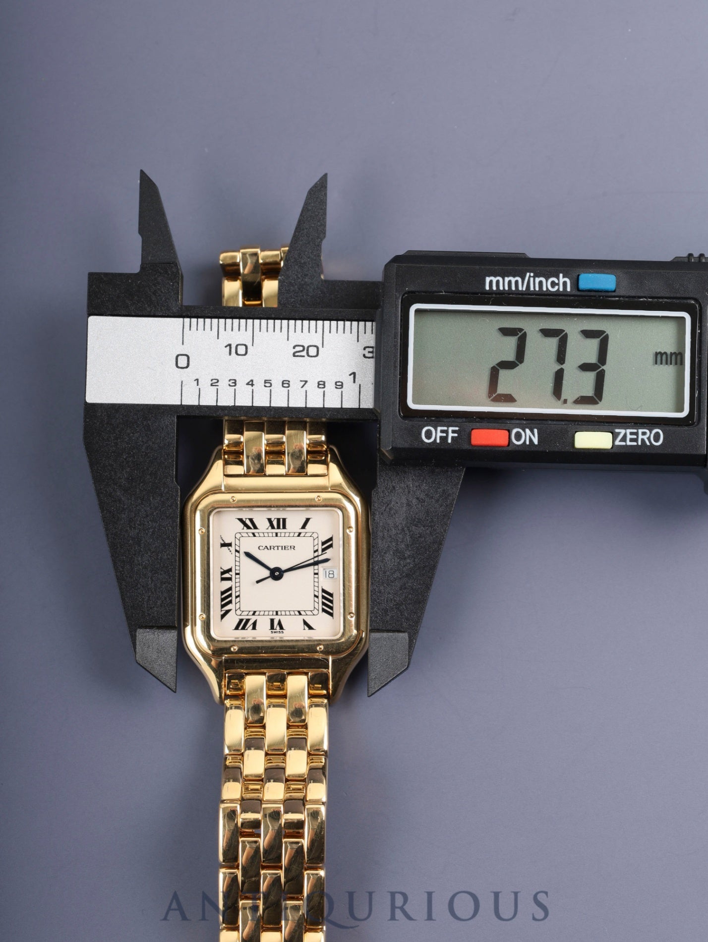 カルティエ パンテール LM W25014B / 887968 クォーツ Cal.687 18K 18K ホワイトローマン文字盤 箱 保証書（1994年）オーバーホール済み