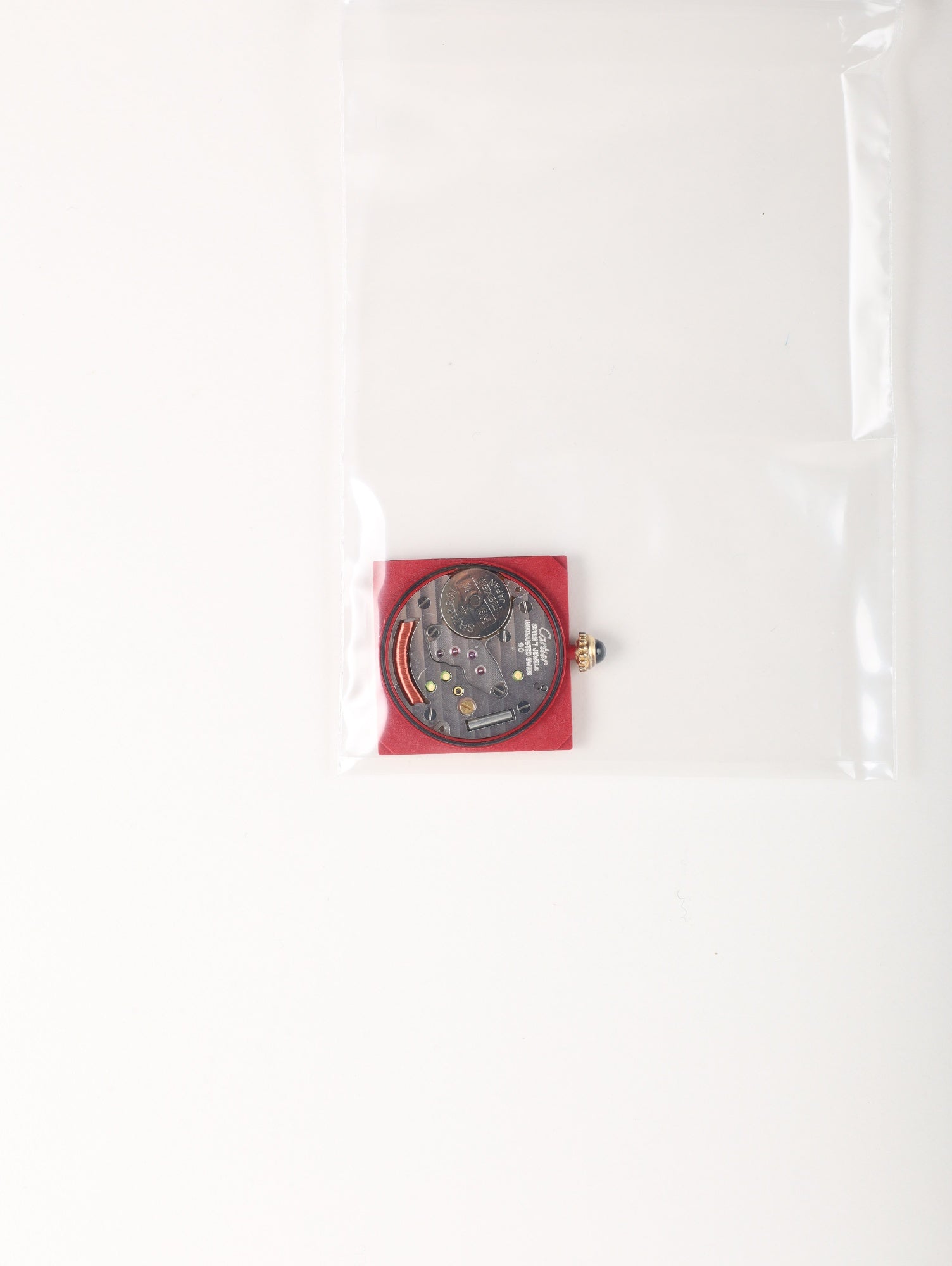 カルティエ マストタンク LM 590005 クォーツ Cal.90 SV925 革 純正Dバックル（GP）アラビア文字盤 オーバーホール済み 新品仕上げ済み