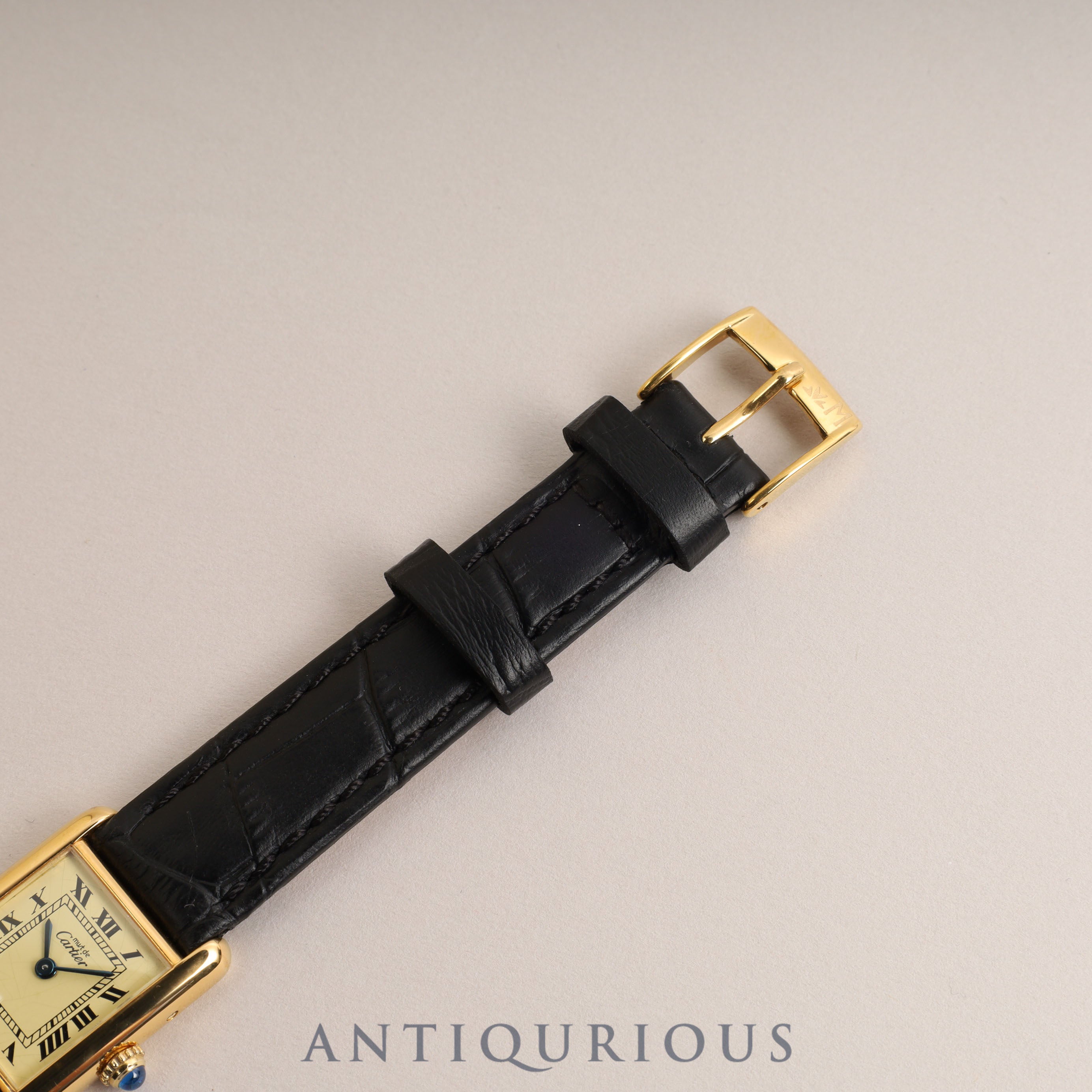 Cartier Must Tank SM QZ Ivory Newly Refinished