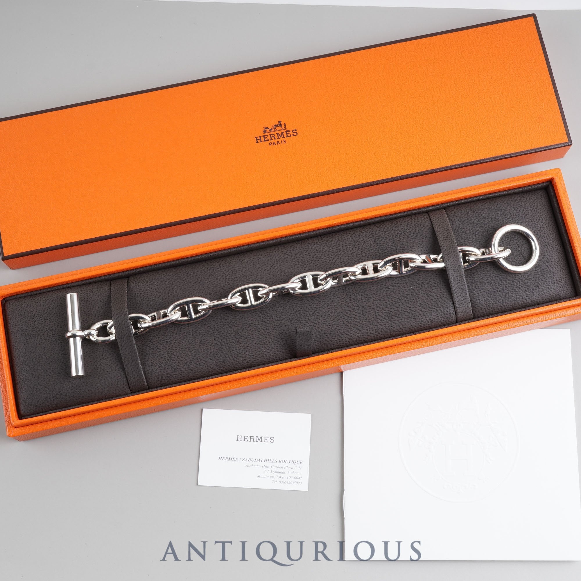 Hermes Bracelet Chaine d'Ancre GM 13 links Box Warranty