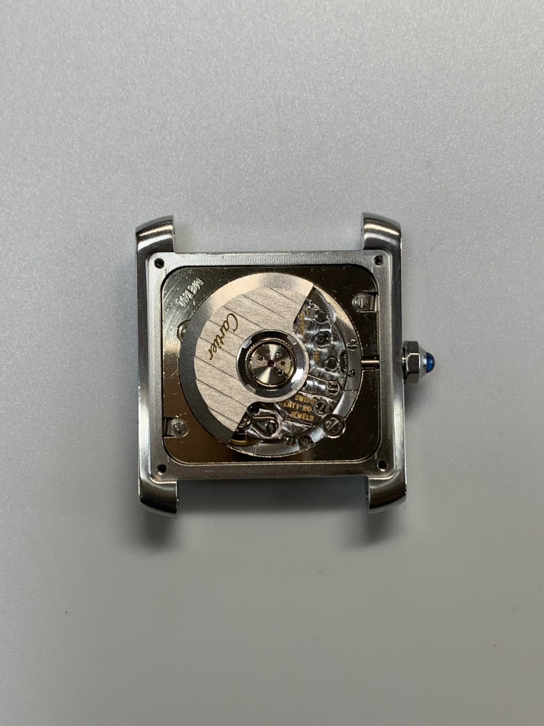 カルティエ タンクフランセーズ LM W51002Q3 / 2302 自動巻き Cal.120（ETA2000-1）SS SS シルバーギョーシェ文字盤（SWISS MADE表記）オーバーホール済み
