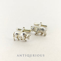 Tiffany Cufflinks Bull and Bear