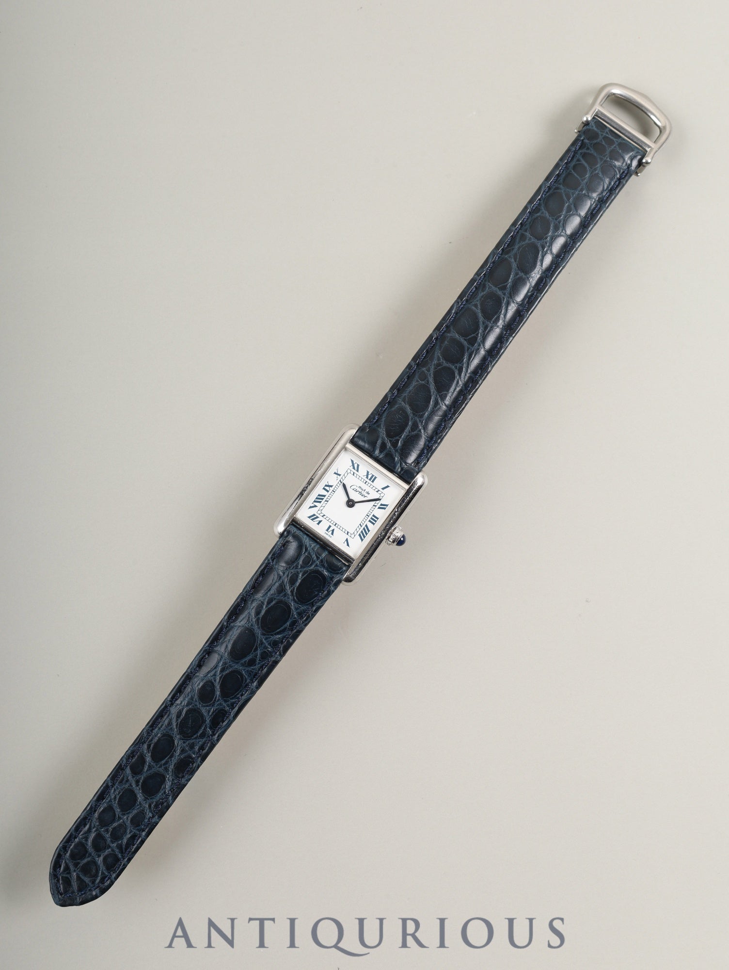 カルティエ マストタンク SM 1614 クォーツ Cal.057 SV925 SV925 革