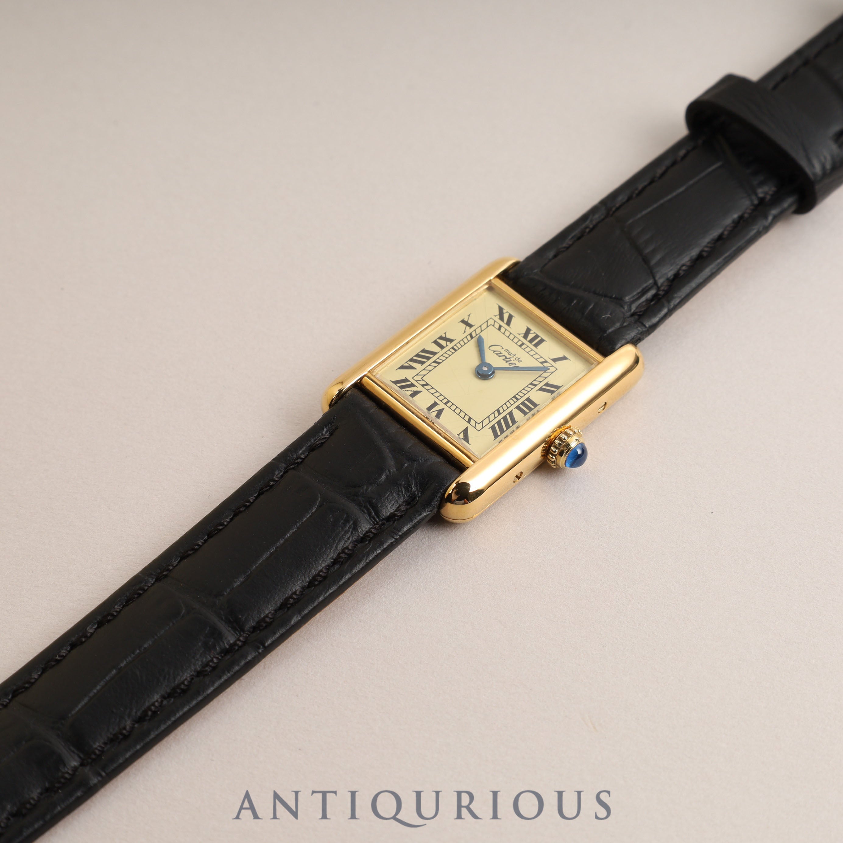 Cartier Must Tank SM QZ Ivory Newly Refinished