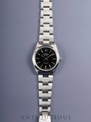 ロレックス エアキング 14000 自動巻き Cal.3000 SS SS 黒文字盤 A番（1998年～1999年）箱 タグ 冊子 オーバーホール済み